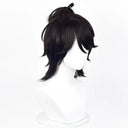 OSIAS COSPLAY - Identity V Prisoner Cosplay Wig OPH.LUCA Short Black With a Ponytail