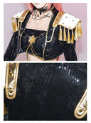 OSIAS COSPLAY - KPop Demon Hunters Mira Cosplay Costume Golden Stage Outfit Black