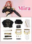OSIAS COSPLAY - KPop Demon Hunters Mira Cosplay Costume Golden Stage Outfit Black