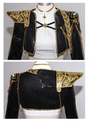 OSIAS COSPLAY - KPop Demon Hunters Rumi Cosplay Costume Golden Stage Outfit Black