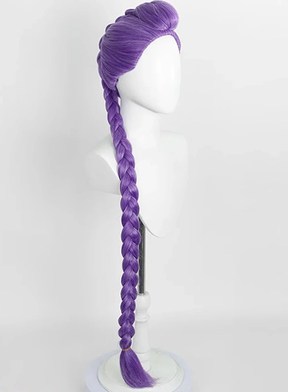KPop Demon Hunters Rumi Cosplay Wig With Long Purple Braid – OSIAS COSPLAY
