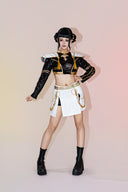 OSIAS COSPLAY - KPop Demon Hunters Zoey Cosplay Costume Golden Stage Outfit Black