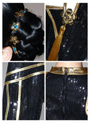 OSIAS COSPLAY - KPop Demon Hunters Zoey Cosplay Costume Golden Stage Outfit Black