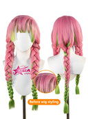 OSIAS COSPLAY - Demon Slayer Kanroji Mitsuri Cosplay Wig
