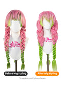 OSIAS COSPLAY - Demon Slayer Kanroji Mitsuri Cosplay Wig