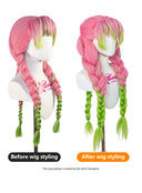 OSIAS COSPLAY - Demon Slayer Kanroji Mitsuri Cosplay Wig