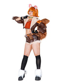 OSIAS COSPLAY - Marvel Rivals Squirrel Girl Cosplay Costume Faux Leather Design with Handmade Tail