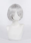 OSIAS COSPLAY - NieR 2B Cosplay Wig Silver Thick Short Heat Resistant Hair
