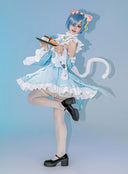 OSIAS COSPLAY - Re:Life in a Different World From Zero Rem Maid Cat Ears Cosplay Costume with Tail