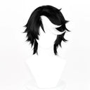 OSIAS COSPLAY - Identity V Seer Cosplay Wig Noir Short Black With White