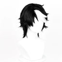 OSIAS COSPLAY - Identity V Seer Cosplay Wig Noir Short Black With White