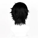 OSIAS COSPLAY - Identity V Seer Cosplay Wig Noir Short Black With White