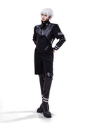 Tokyo Ghoul Kaneki Ken Cosplay Costume With Leather Jumpsuit