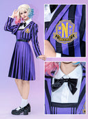 Wednesday Enid Sinclair Cosplay Costume School Uniform Outfit