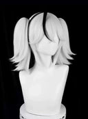 OSIAS COSPLAY - Wuthering Waves Camellya Cosplay Wig Long White and Black Hair With Pigtails
