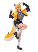 OSIAS COSPLAY - Zenless Zone Zero Ju Fufu Cosplay Costume with Fluffy Gradient Tiger Tail