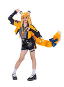 OSIAS COSPLAY - Zenless Zone Zero Ju Fufu Cosplay Costume with Fluffy Gradient Tiger Tail