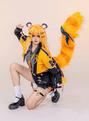 OSIAS COSPLAY - Zenless Zone Zero Ju Fufu Cosplay Costume with Fluffy Gradient Tiger Tail