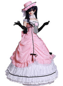 OSIAS Women's Pink Formal Dress Cosplay Costume – Elegant Party Gown