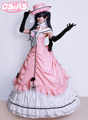 OSIAS Women's Pink Formal Dress Cosplay Costume – Elegant Party Gown