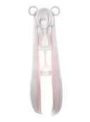 Cosmic Princess Kaguya Runami Yachiyo Cosplay Wig Long Grey and Red With Pigtails