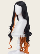 OSIAS COSPLAY - Demon Slayer Kamado Nezuko Cosplay Wig Long Black to Brown Gradient
