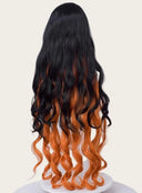 OSIAS COSPLAY - Demon Slayer Kamado Nezuko Cosplay Wig Long Black to Brown Gradient