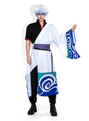GINTAMA Sakata Gintoki Cosplay Costume With Pockets and Elastic Waist
