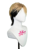 Gachiakuta Zanka Nijiku Cosplay Wig Short Blonde and Black