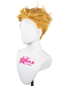 Gachiakuta Enjin Cosplay Wig Short Yellow