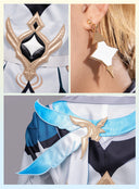 Genshin Impact Aether Cosplay Costume As Heaven and Earth Are Made Anew Outfit