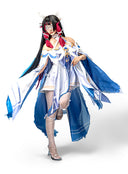 Genshin Impact Columbina Hyposelenia Cosplay Costume Blue With Flowing Dress Hem