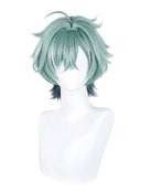 Genshin Impact Lohen Cosplay Wig Short Green