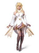 Genshin Impact Lumine Cosplay Costume As Heaven and Earth Are Made Anew Outfit