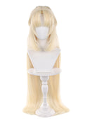 Genshin Impact Nicole Reeyn Cosplay Wig Long Blonde and Blue