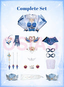Genshin Impact Odette Cosplay Costume Elegant Ballet Dress