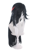 Honkai Star Rail Ashveil Cosplay Wig Long Black and Red