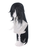 Honkai Star Rail Ashveil Cosplay Wig Long Black and Red