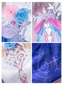 Honkai Star Rail Cyrene Cosplay Costume With Gradient Long Layered Dress