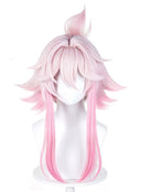Honkai Star Rail Evanescia Cosplay Wig Short Pink