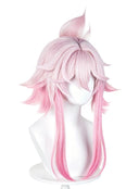 Honkai Star Rail Evanescia Cosplay Wig Short Pink