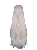 OSIAS COSPLAY - Genshin Impact Istaroth Cosplay Wig Long Silver With Two Braids