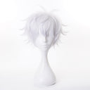 OSIAS JJK Men’s Short Silver Cosplay Wig Anime Character Costume Hair