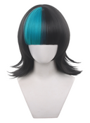 Jujutsu Kaisen Kirara Hoshi Cosplay Wig Medium Black and Green