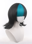 Jujutsu Kaisen Kirara Hoshi Cosplay Wig Medium Black and Green
