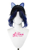 OSIAS DS Women's Short Purple Gradient Cosplay Wig