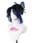 OSIAS COSPLAY - Demon Slayer Kochou Shinobu Cosplay Wig With Butterfly Hair Clip