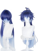 OSIAS COSPLAY - Genshin Imp act Kyryll Chudomirovich Flins Cosplay Wig Long Dark Blue and Light Blue