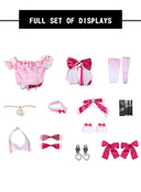 LoveLive x LoveLive Sunshine μ's x Aqours Cosplay Costume Pink Outfit