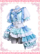 Madoka Magica Miki Sayaka Cosplay Costume Magia Stage Performance Outfit